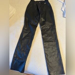 Women’s Harley Davidson Black Leather Pants